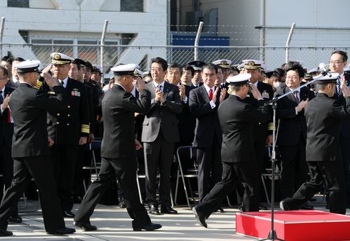 Photograph of the Prime Minister Sending of the Vessel (1)