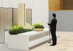Photograph of the Prime Minister giving the memorial address (1)