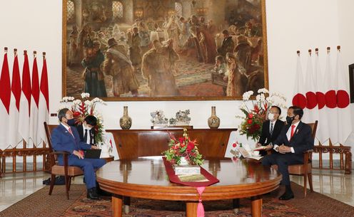 Photograph of the Japan-Indonesia Summit Meeting (1)
