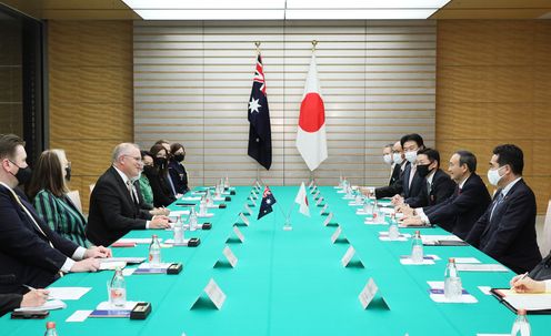 Photograph of the Japan-Australia Summit Meeting (2)