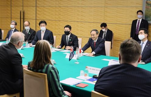 Photograph of the Japan-Australia Summit Meeting (3)