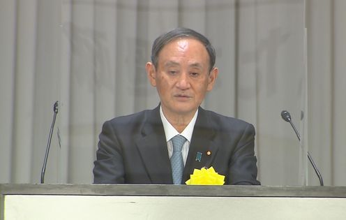 Photograph of the Prime Minister delivering an address (3)