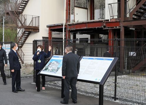 Photograph of the Tsunami Remains Taro Kanko Hotel (1)