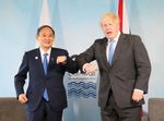 Photograph of the Japan-U.K. summit meeting (1)