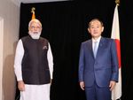 Photograph  of the Japan-India summit meeting (1)