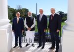 Photograph  of the photograph session with the leaders of the United States, Australia, and India (1)