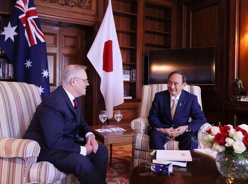 Photograph of the Japan-Australia summit meeting (1)