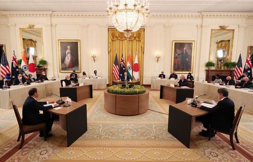 Photograph of the Japan-Australia-India-U.S. summit meeting (2)