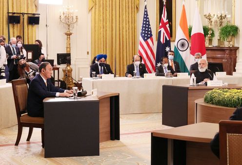 Photograph of the Japan-Australia-India-U.S. summit meeting (4)