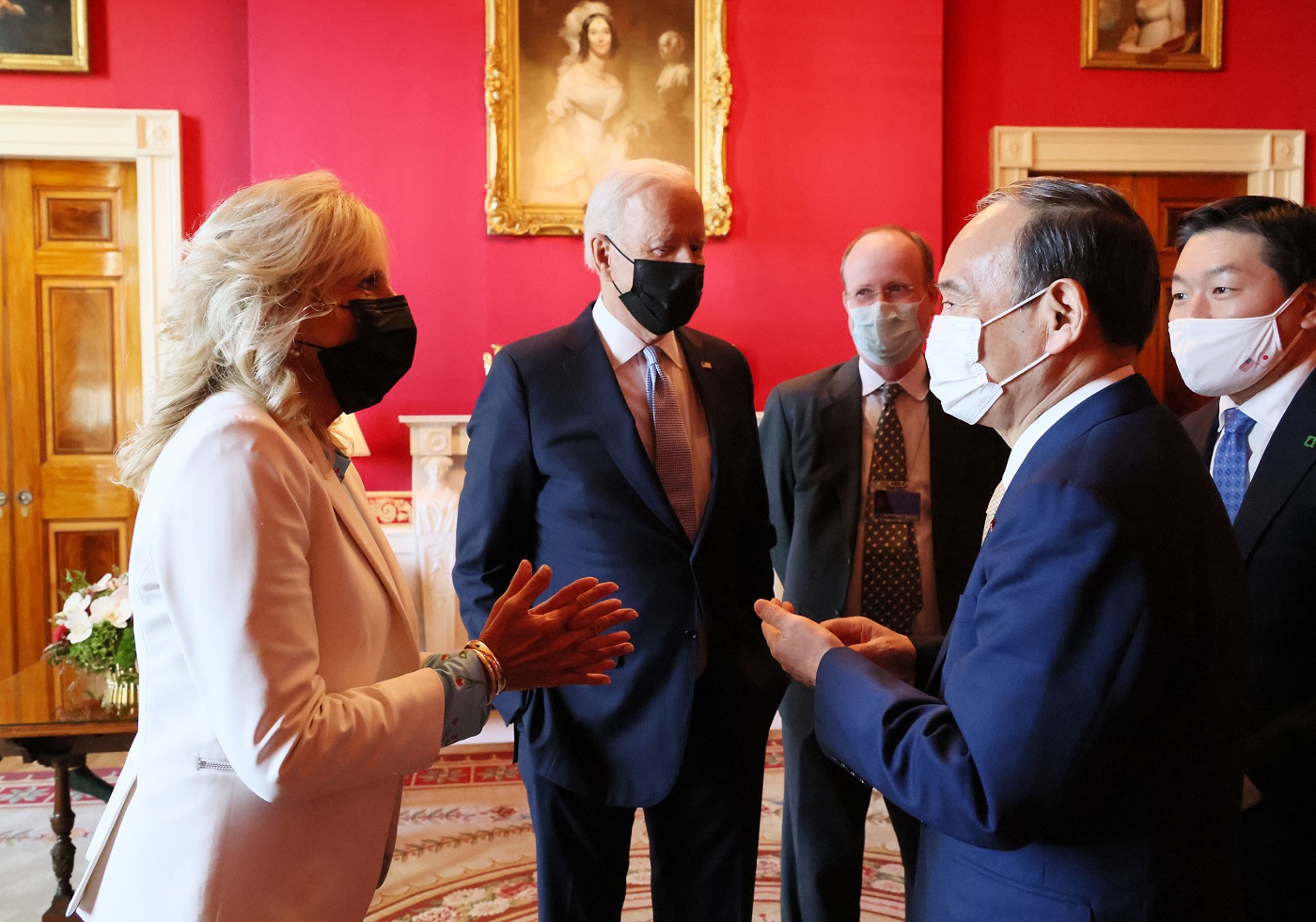Photograph of the meeting hosted by U.S.President and Mrs.biden (3)