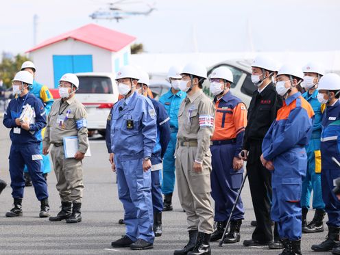 Photograph of the joint disaster management drills by nine local governments in the Kanto region (5) 