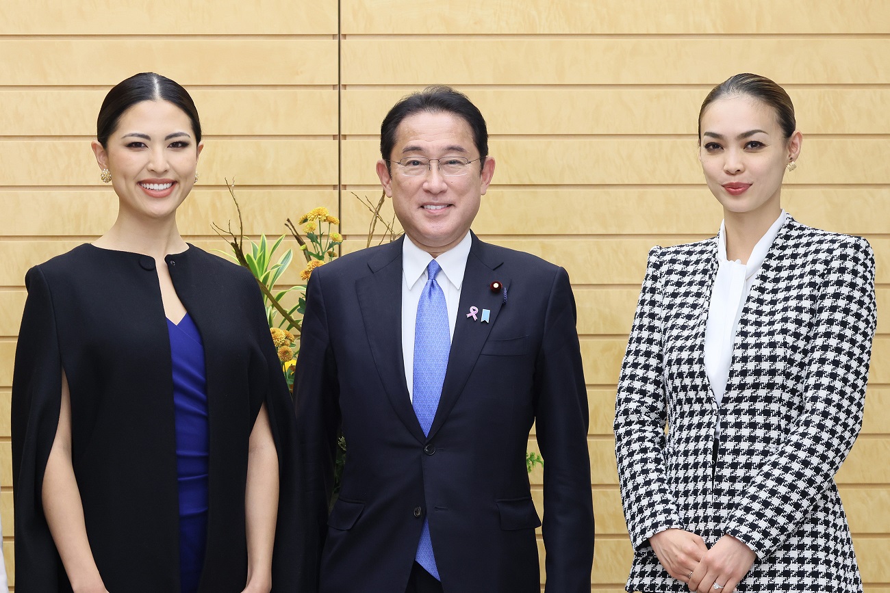 Courtesy Call from Japan’s 2021 Miss Universe Contestant and Others