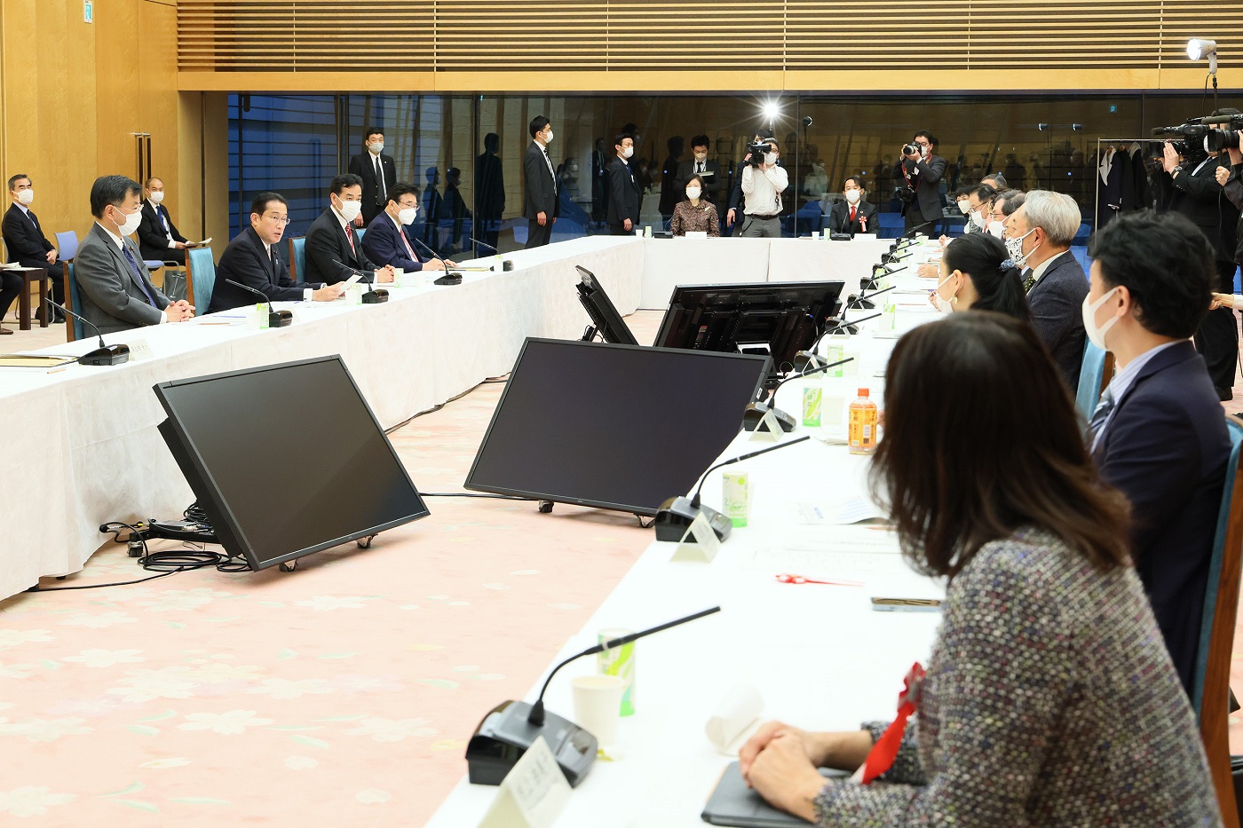 Photograph of the Prime Minister making a statement (4)