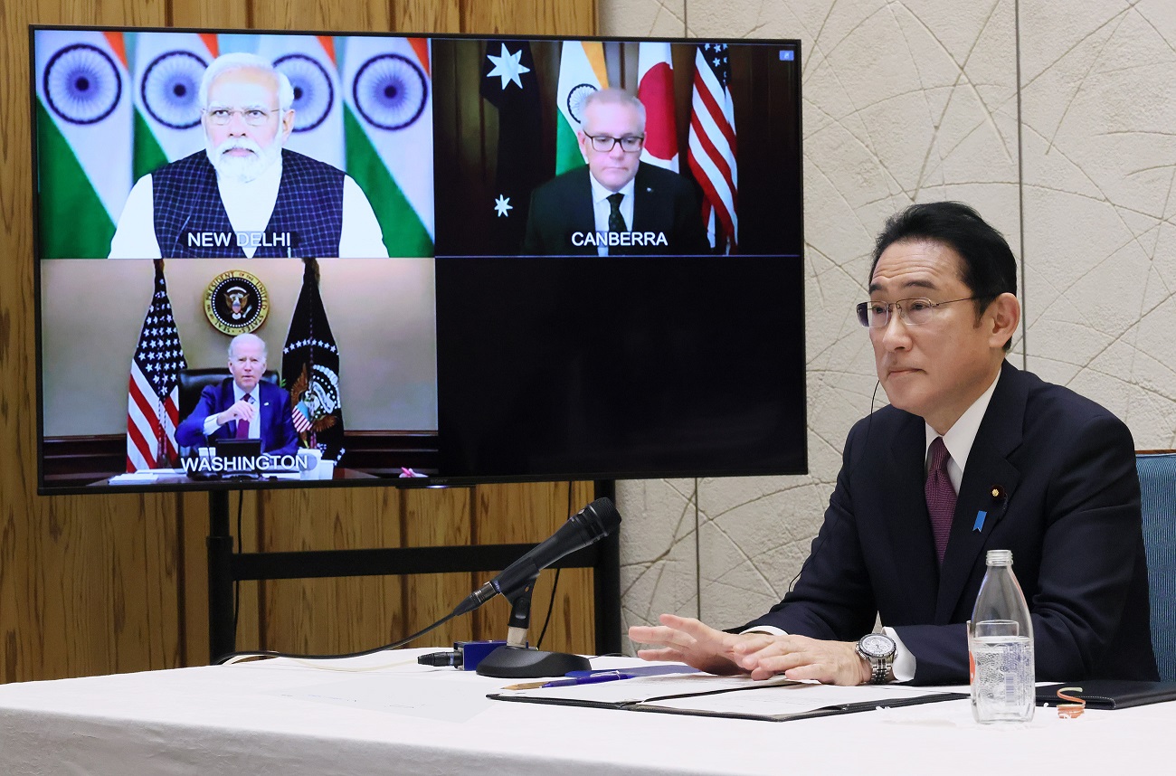 Japan-Australia-India-U.S. Leaders’ Video Conference