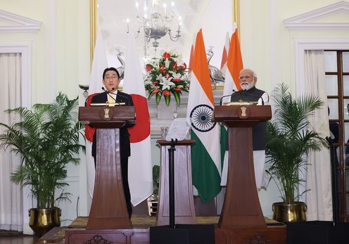 Japan-India joint press announcement (1)