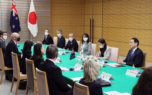 Photograph of the Japan-New Zealand Summit Meeting (5)