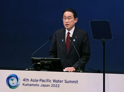 Photograph of the Prime Minister delivering an address at the opening ceremony (3)