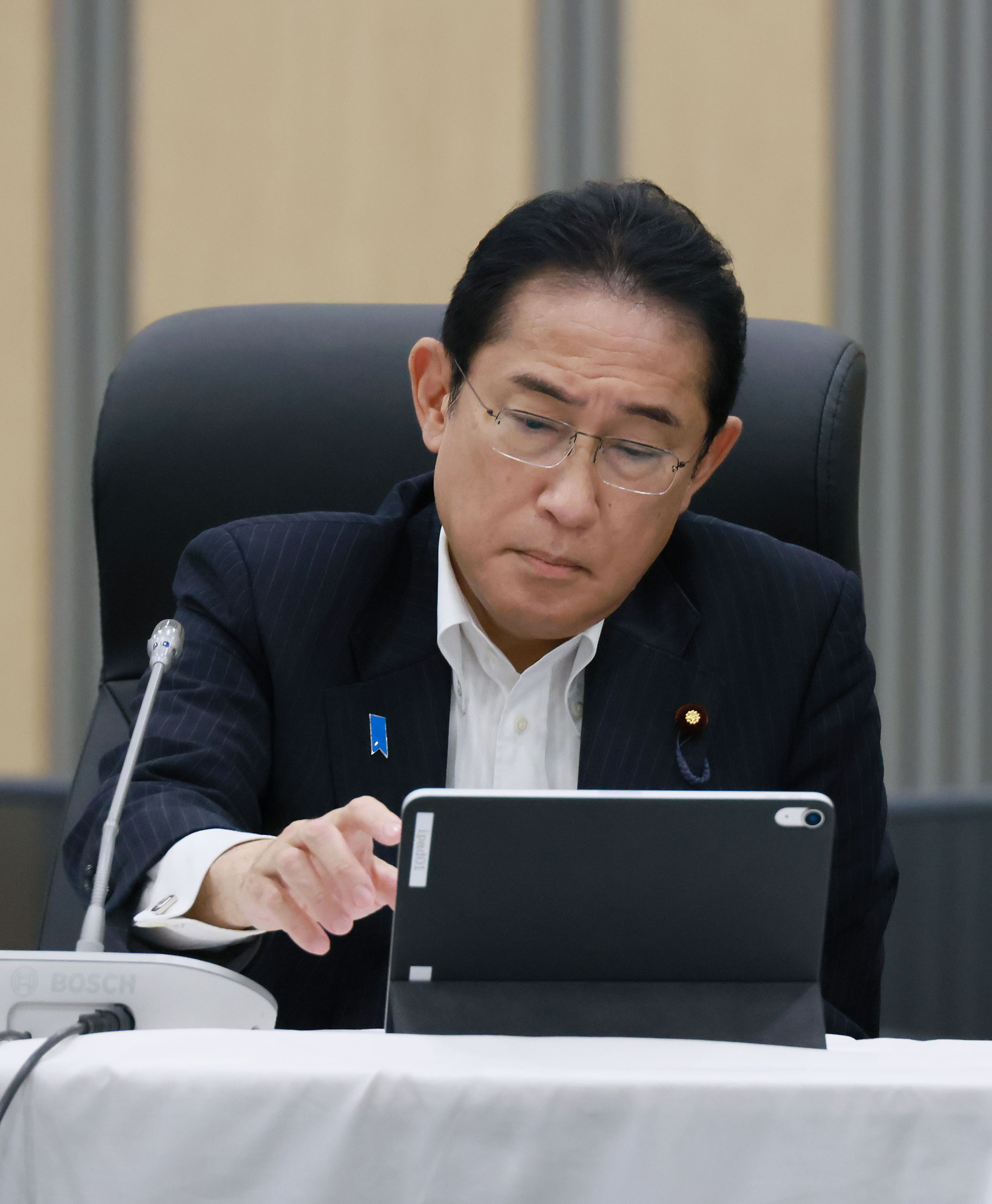 Prime Minister Kishida attending a meeting of the Council for the Realization of the Vision for a Digital Garden City Nation (1)