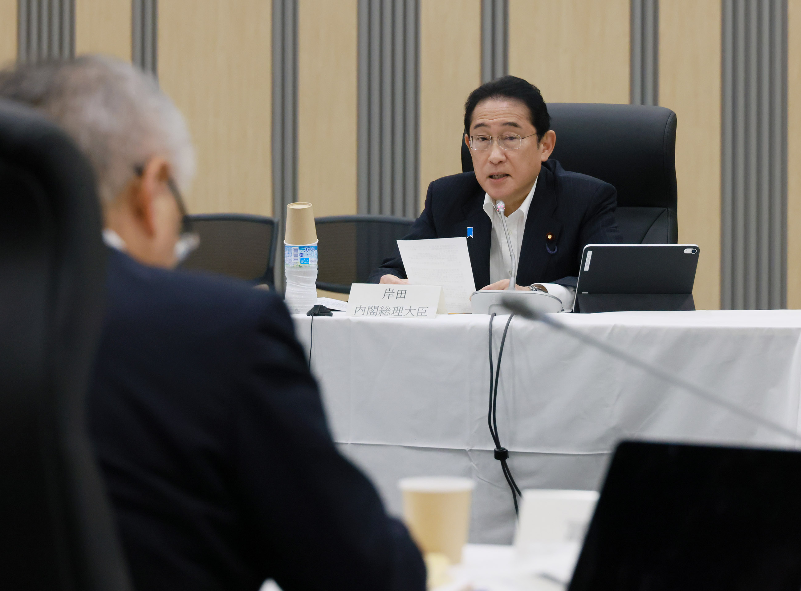 Prime Minister Kishida attending a meeting of the Council for the Realization of the Vision for a Digital Garden City Nation (6)