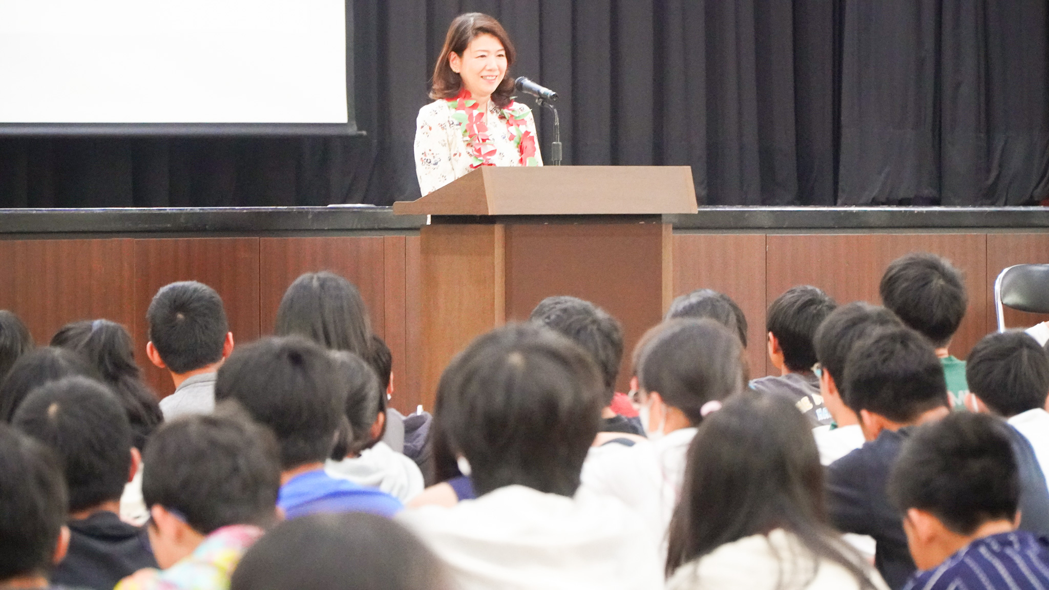 Mrs. Kishida visiting the Jakarta Japanese School (3)