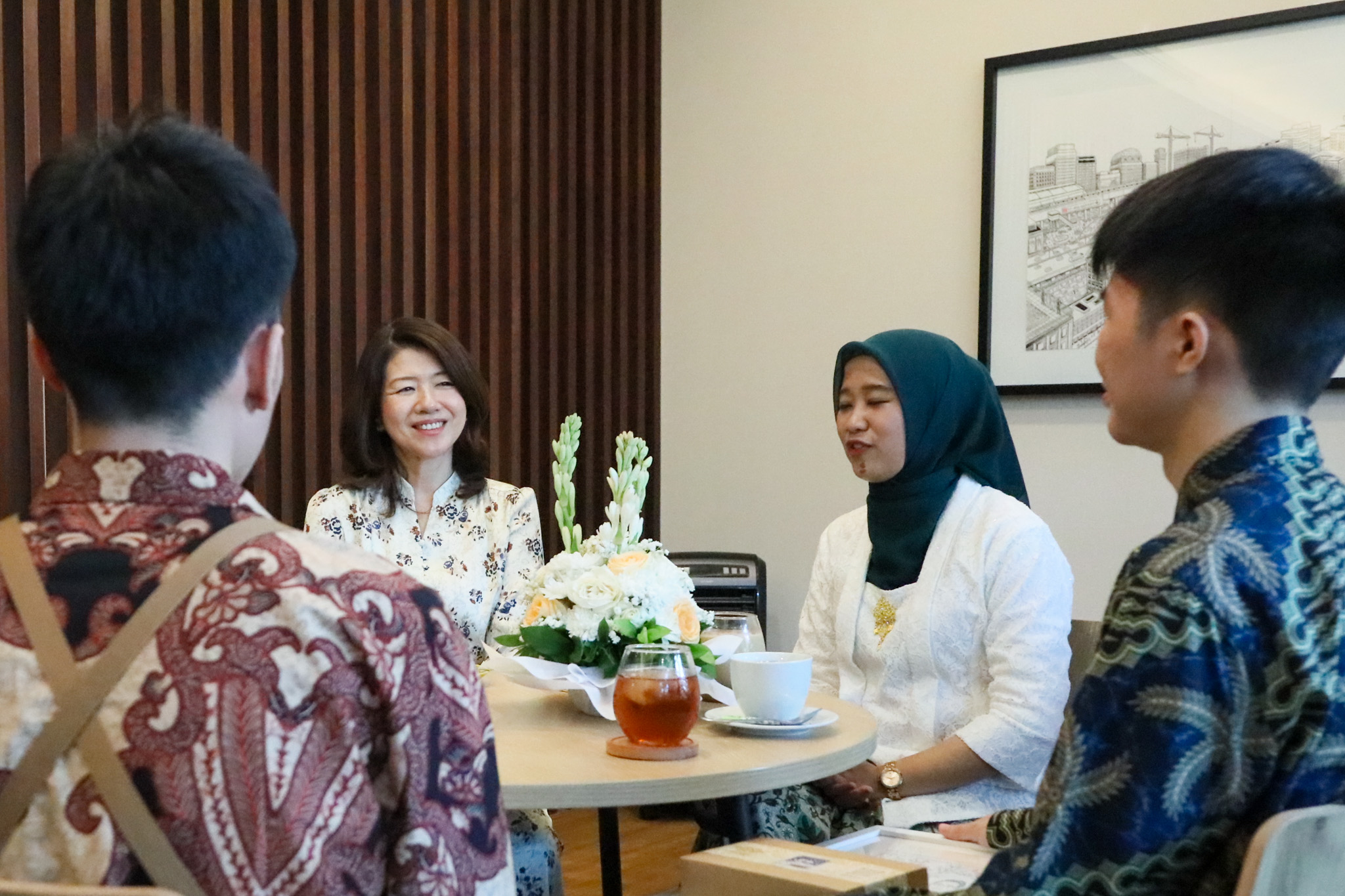 Mrs. Kishida visiting Jaya Obayashi, Obayashi Corporation’s local subsidiary in Indonesia (4)