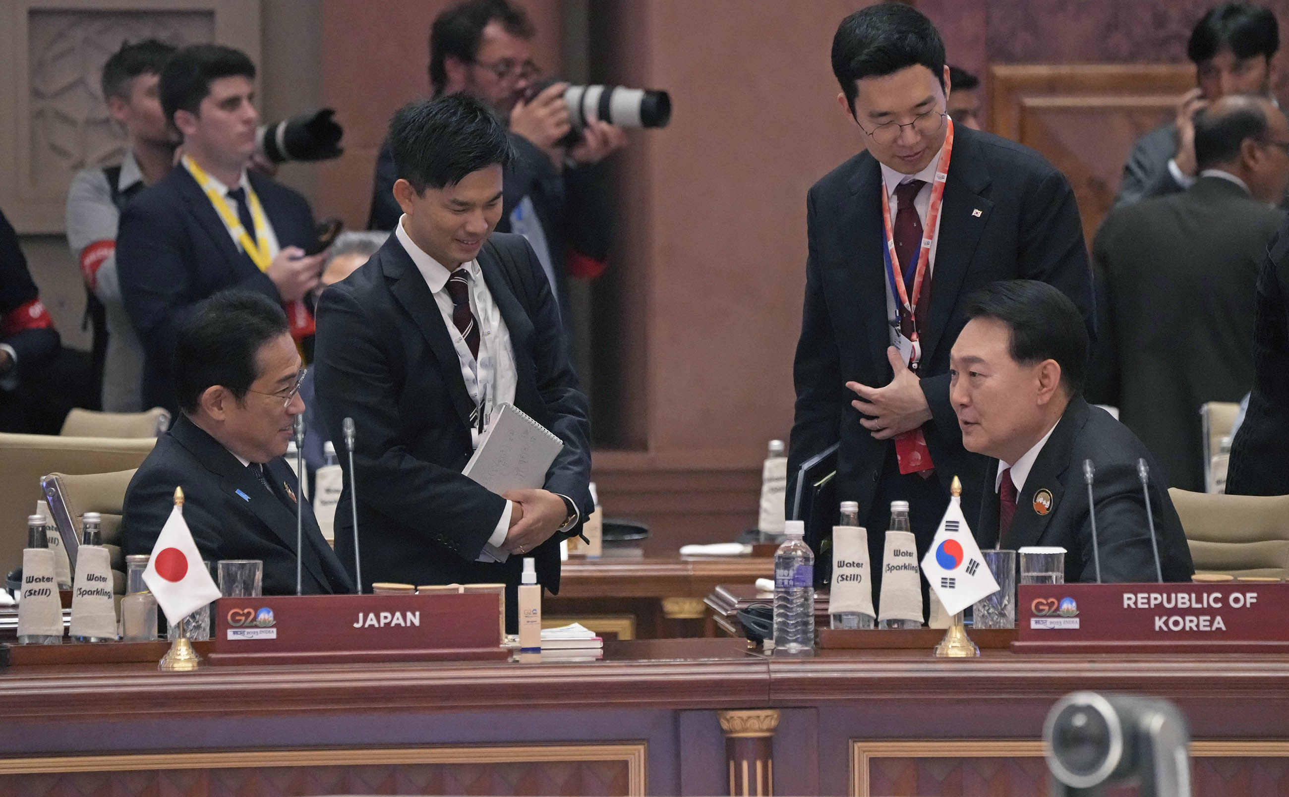 Prime Minister Kishida attending Session 3 (3)