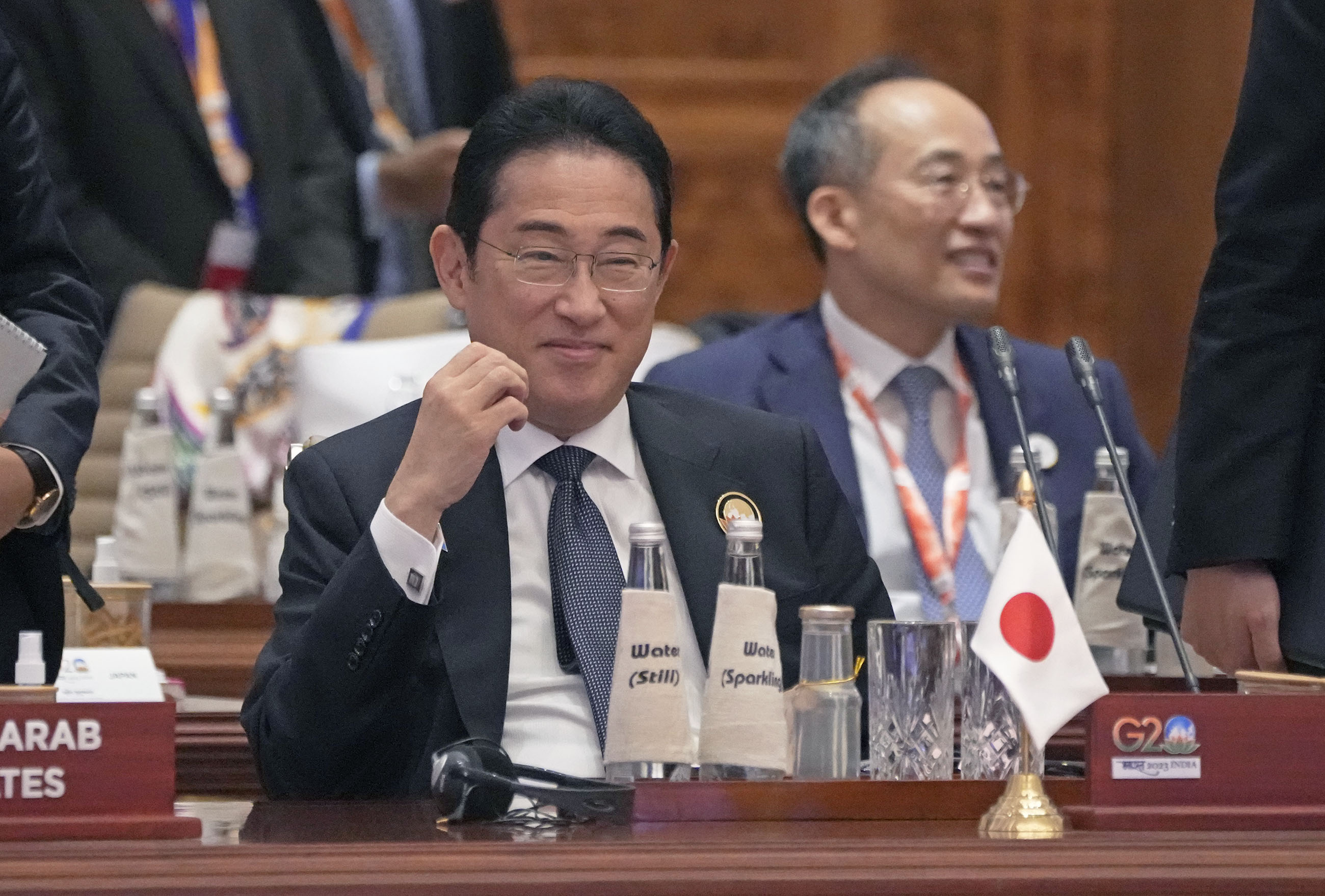 Prime Minister Kishida attending Session 3 (4)