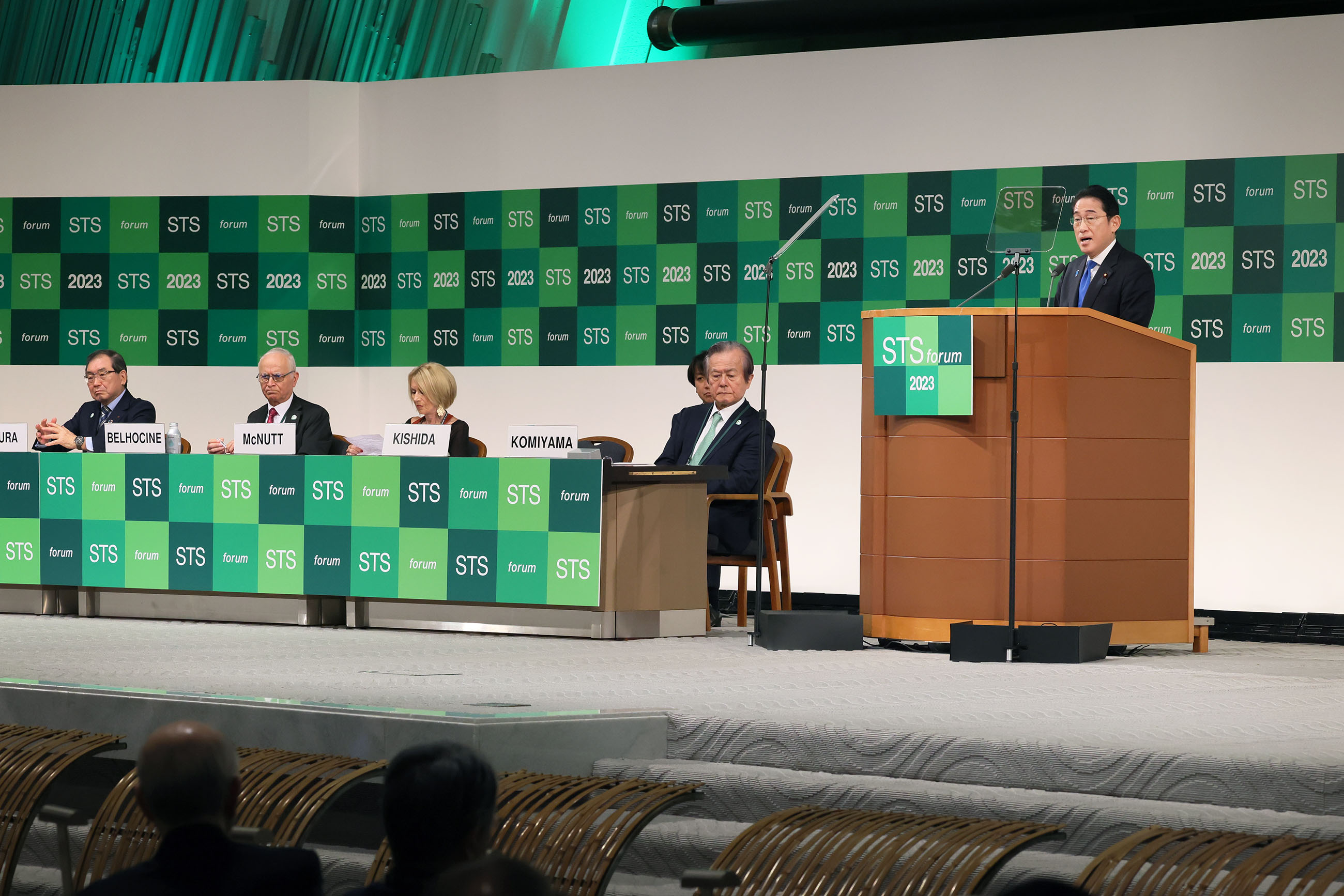 Prime Minister Kishida delivering an address at the opening ceremony (2)