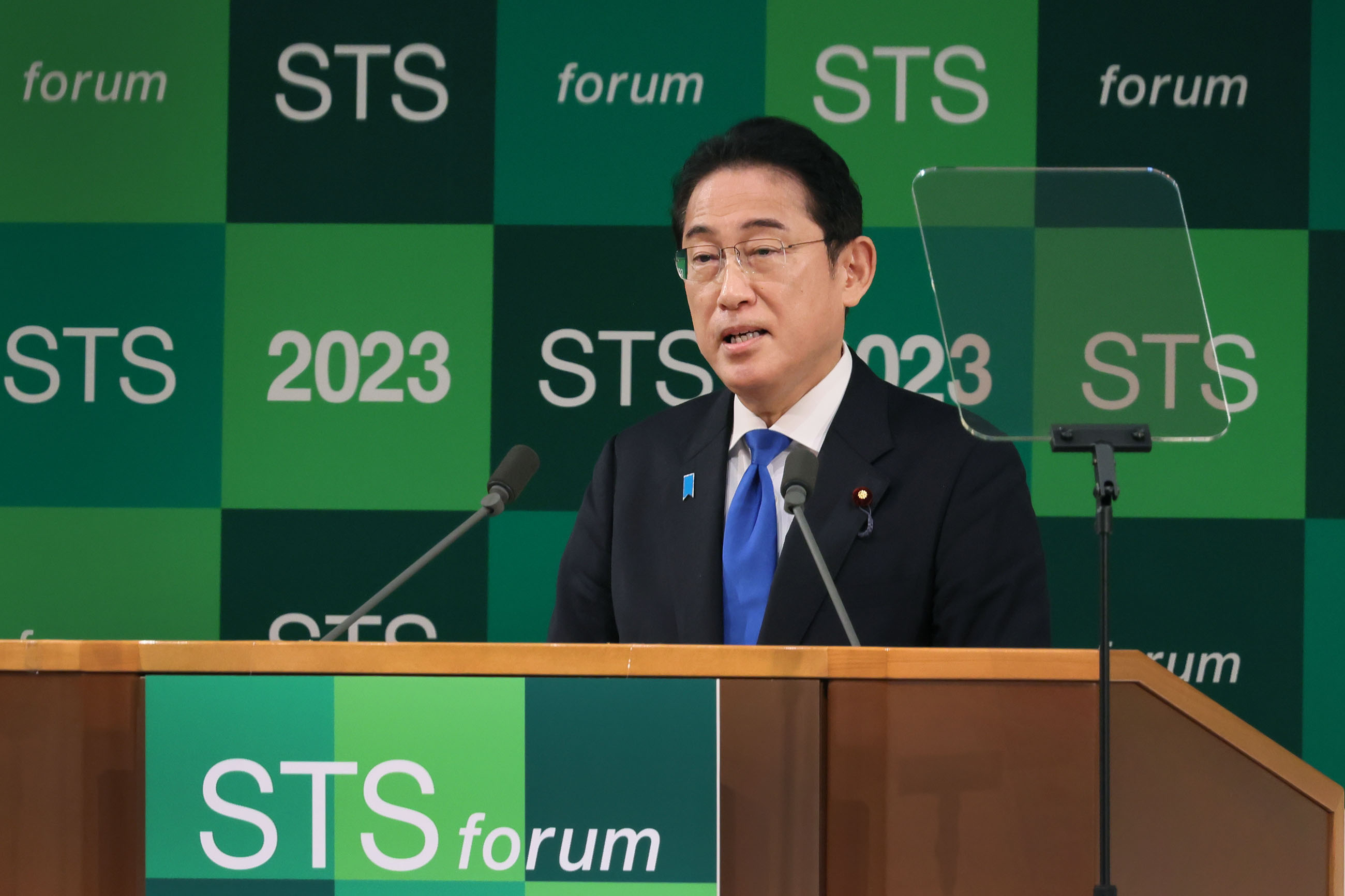 Prime Minister Kishida delivering an address at the opening ceremony (3)