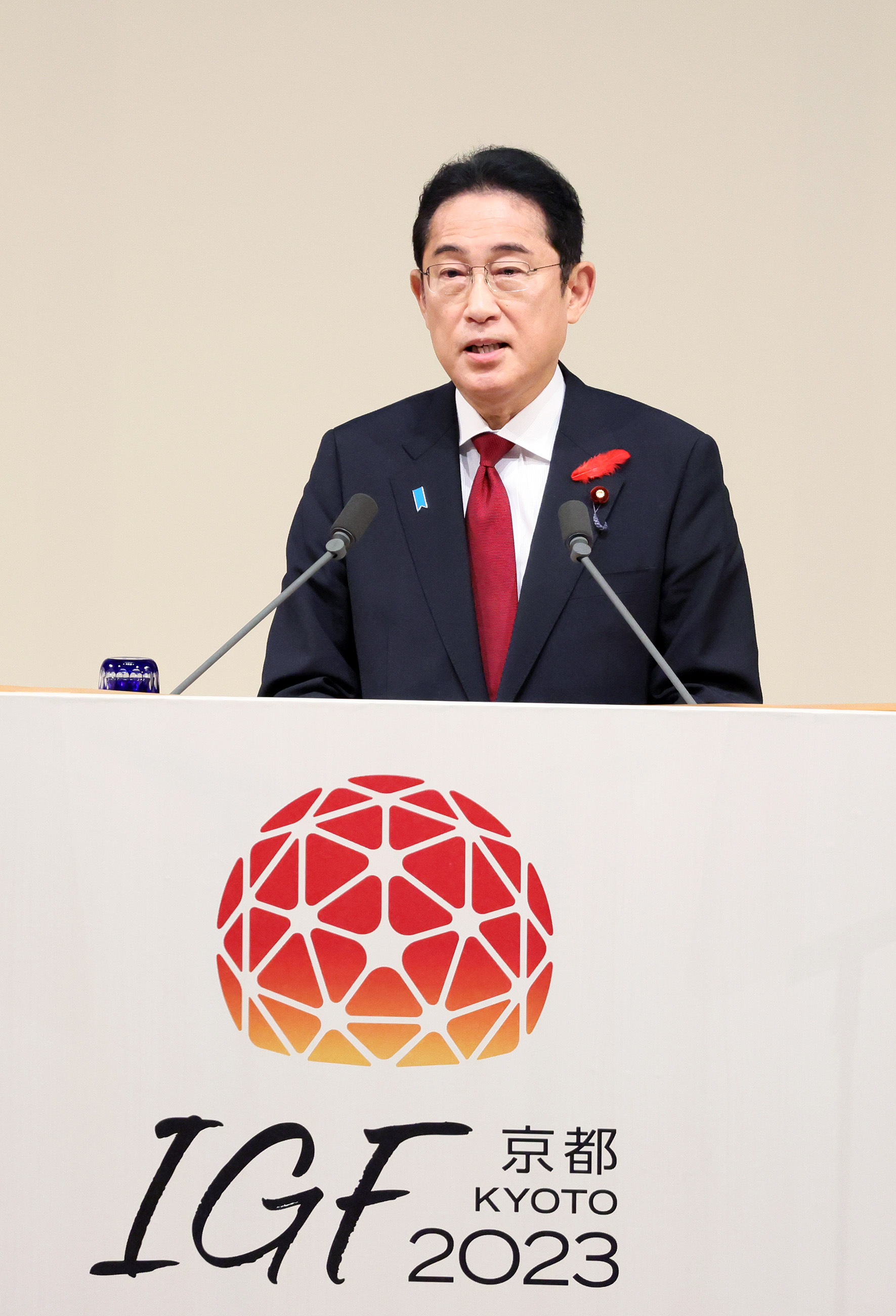 Prime Minister Kishida attending the special session on AI (2)
