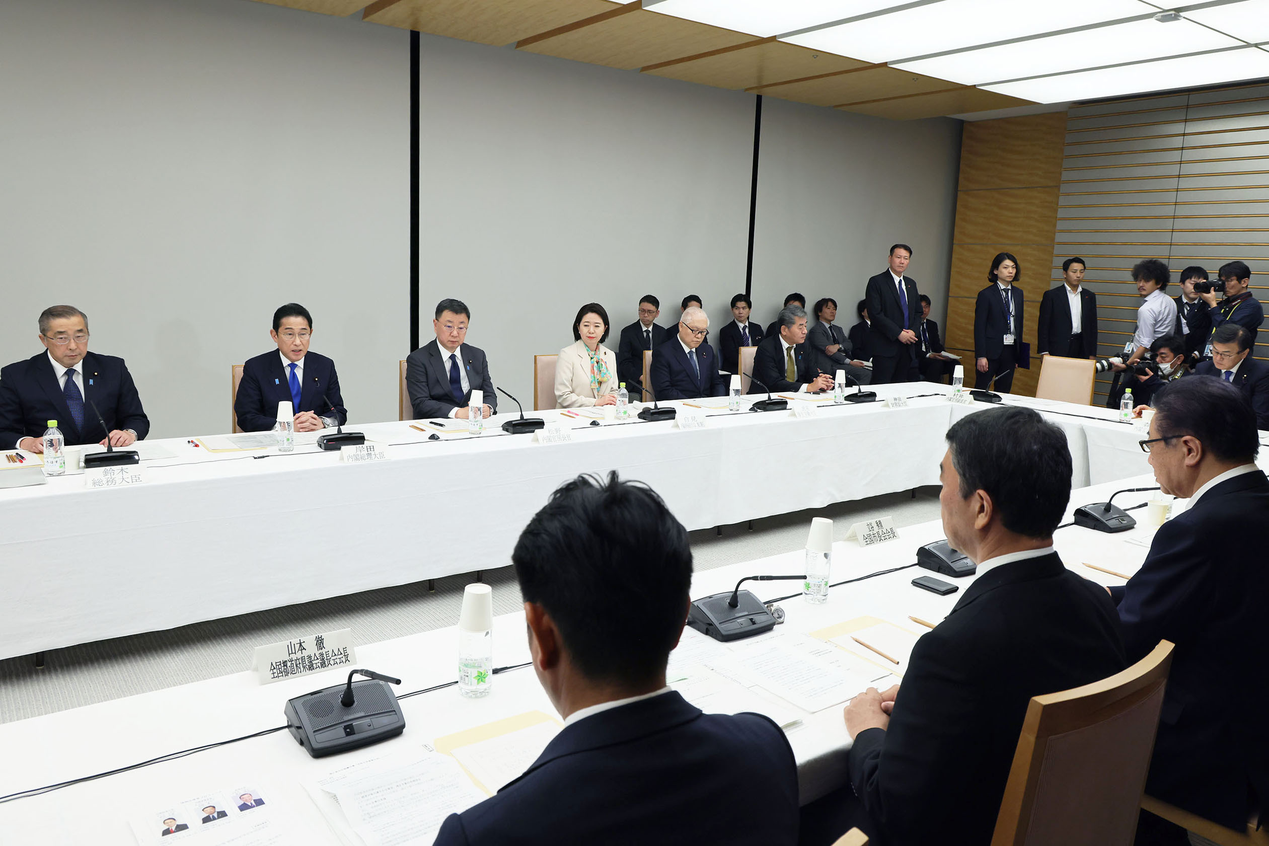 Prime Minister Kishida making a statement (4)