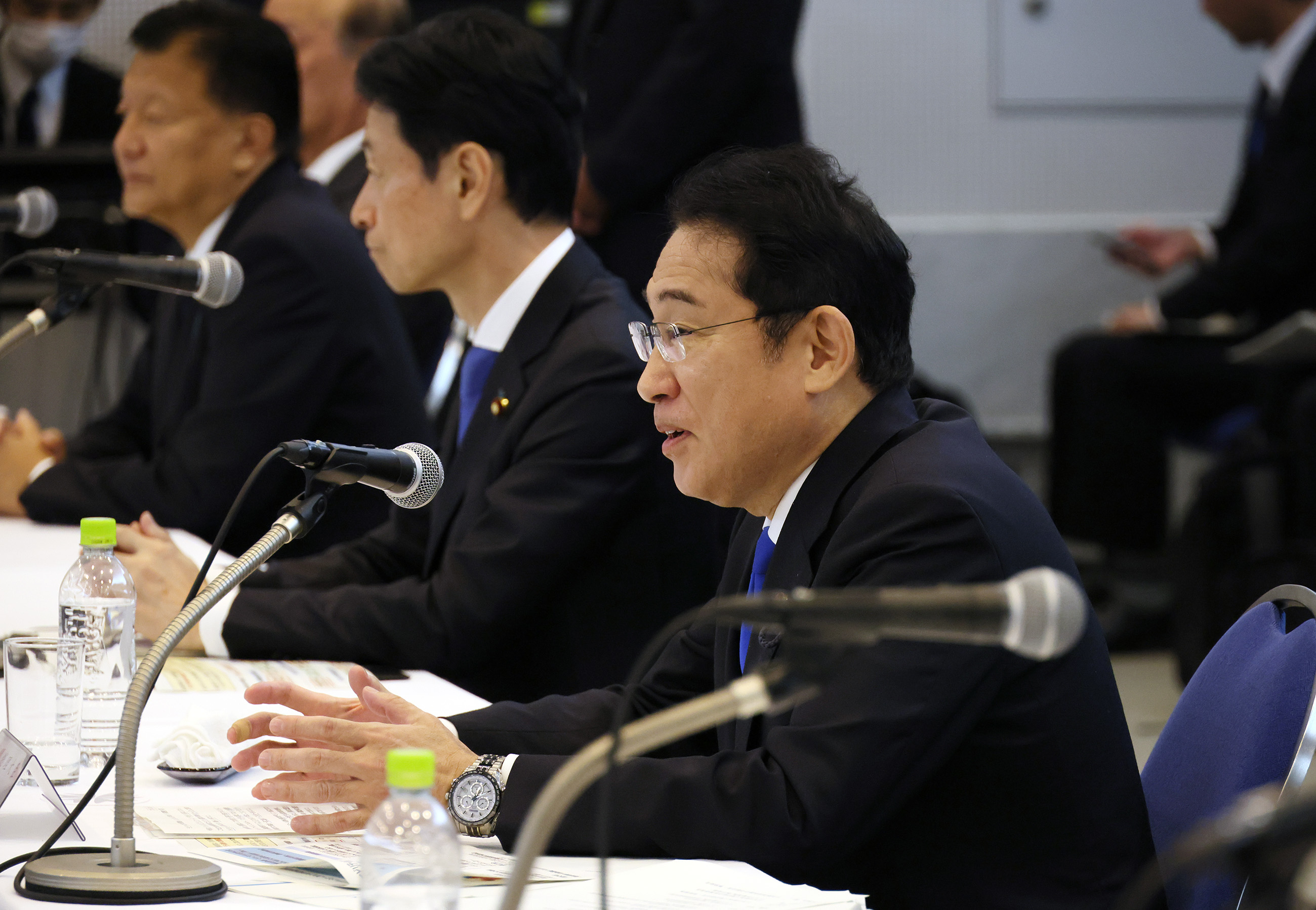 Prime Minister Kishida giving remarks (1)