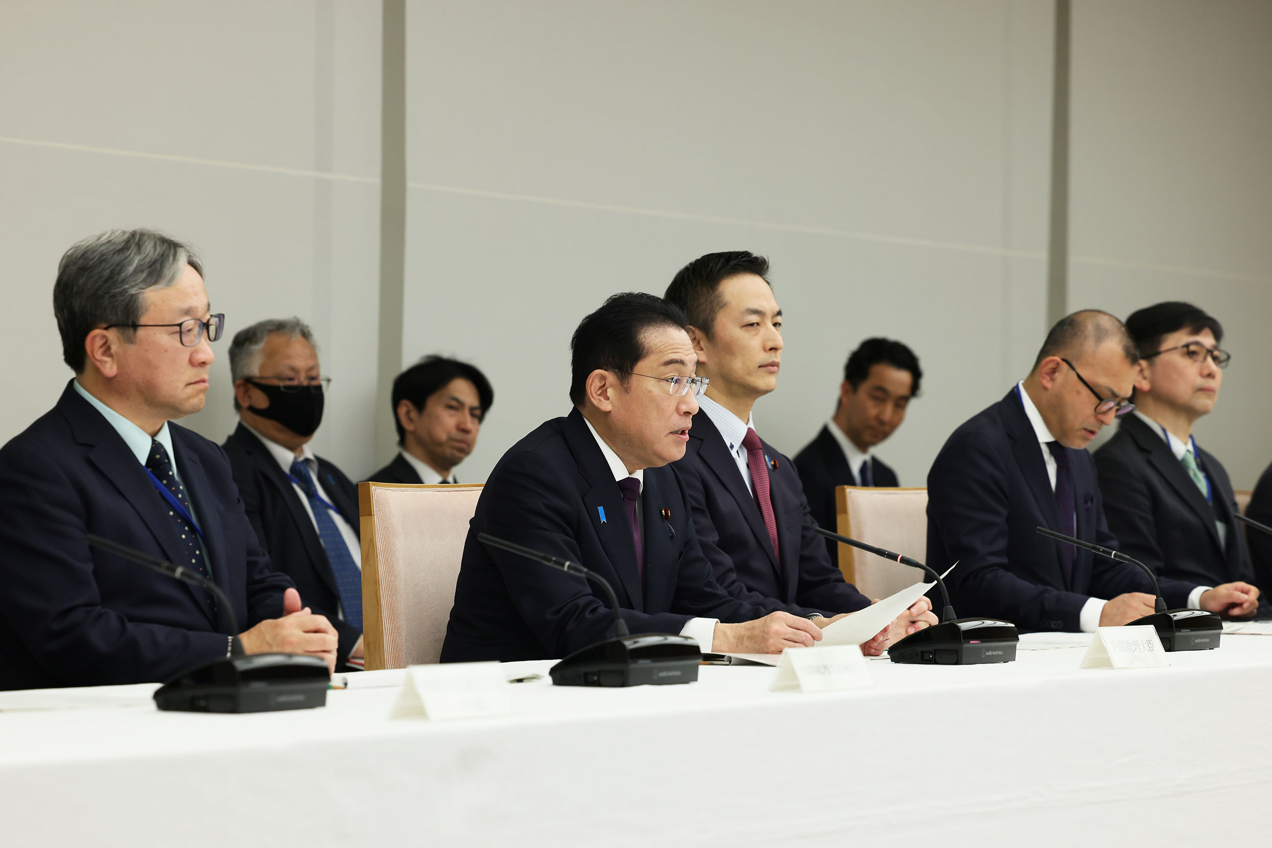 Prime Minister Kishida delivering an address (4)