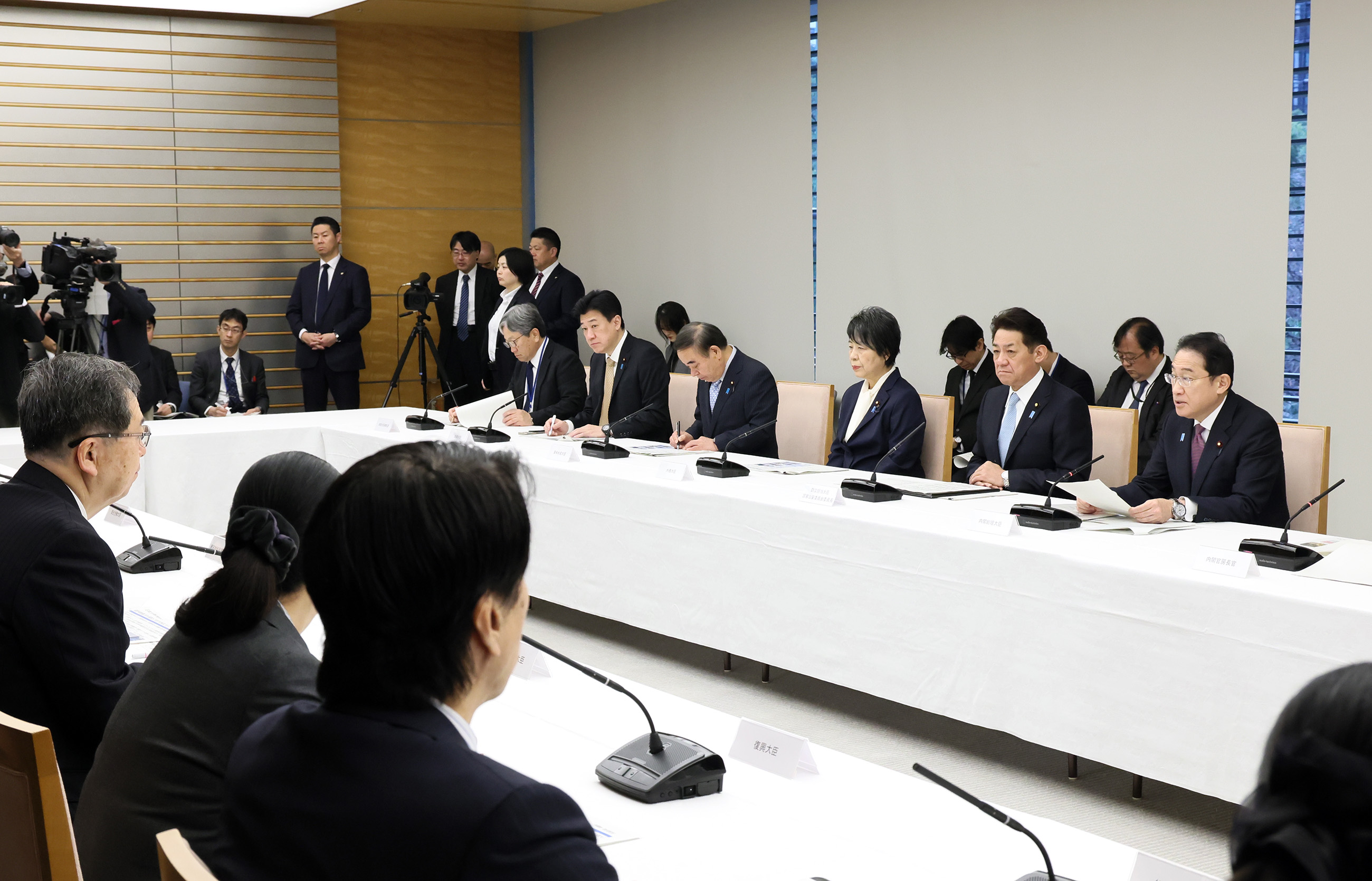 Prime Minister Kishida making a remark (4)
