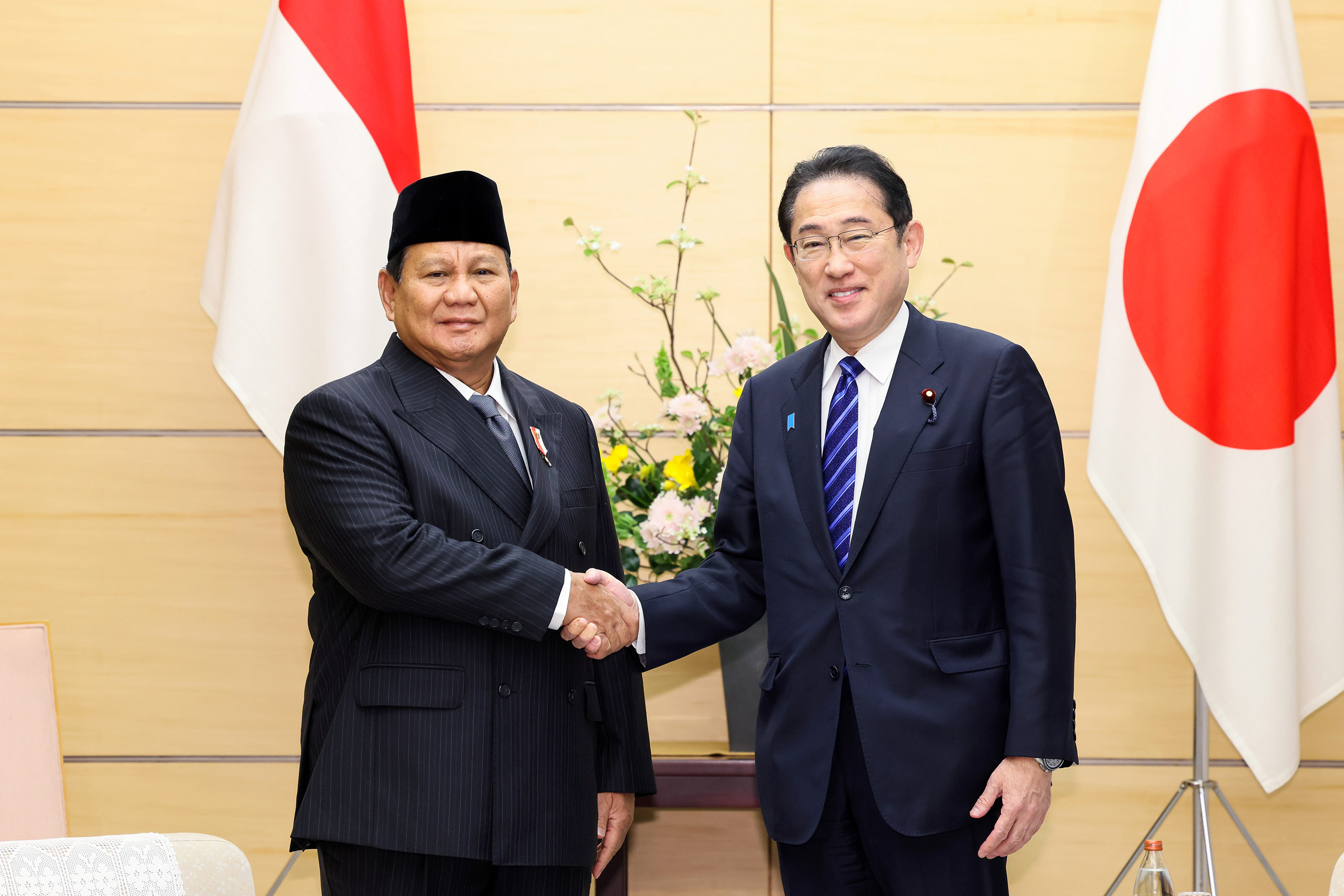 Courtesy Call from President-elect Prabowo of Indonesia