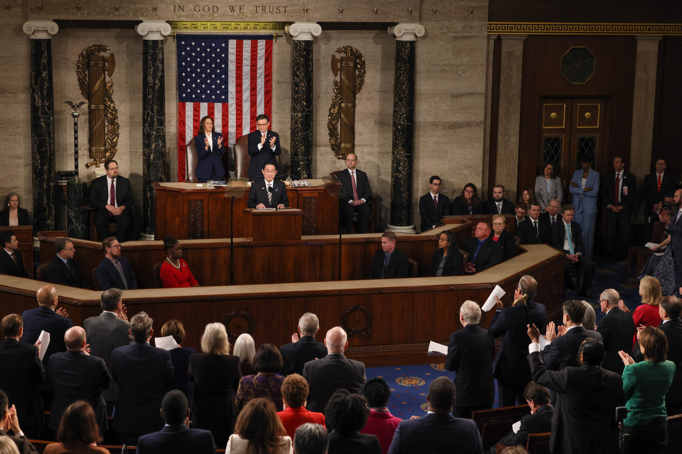 Prime Minister Kishida delivering an address at a Joint Meeting of the United States Congress (3)