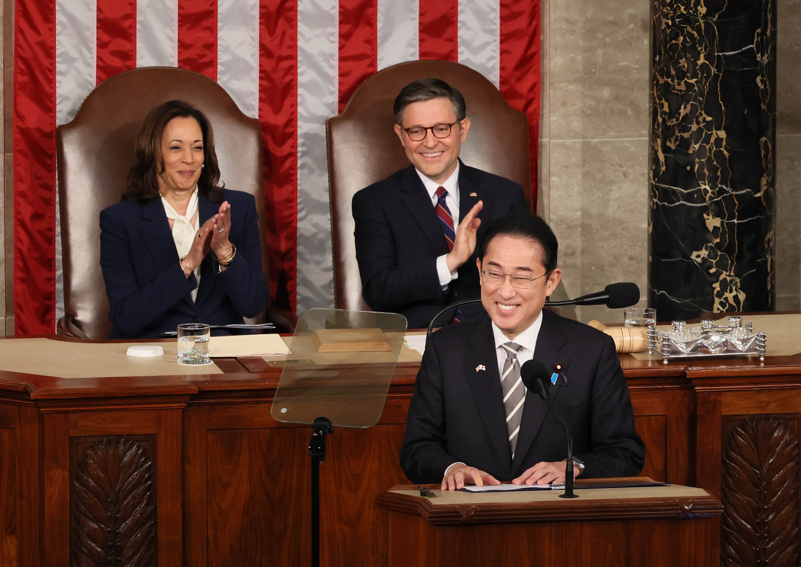 Prime Minister Kishida delivering an address at a Joint Meeting of the United States Congress (6)