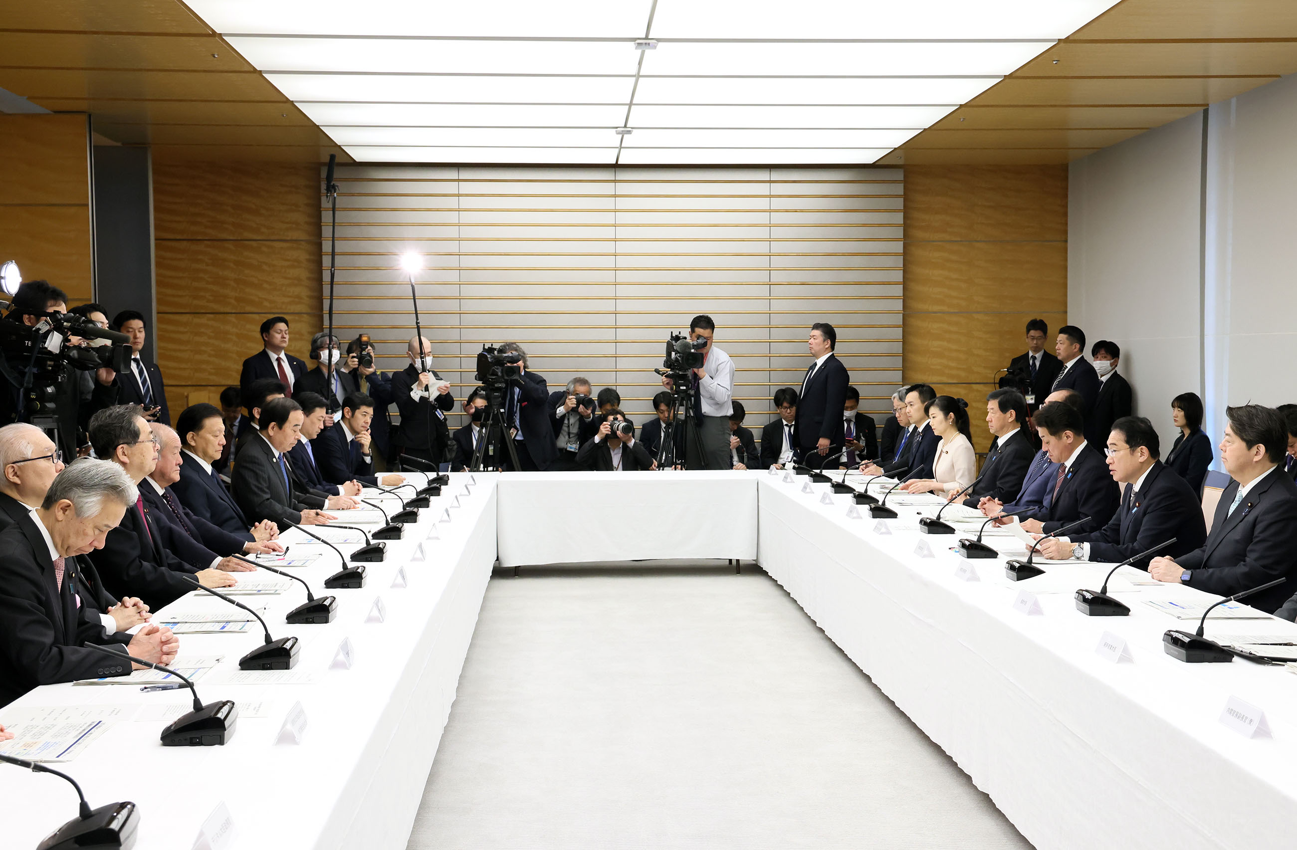 Prime Minister Kishida making a remark (4)