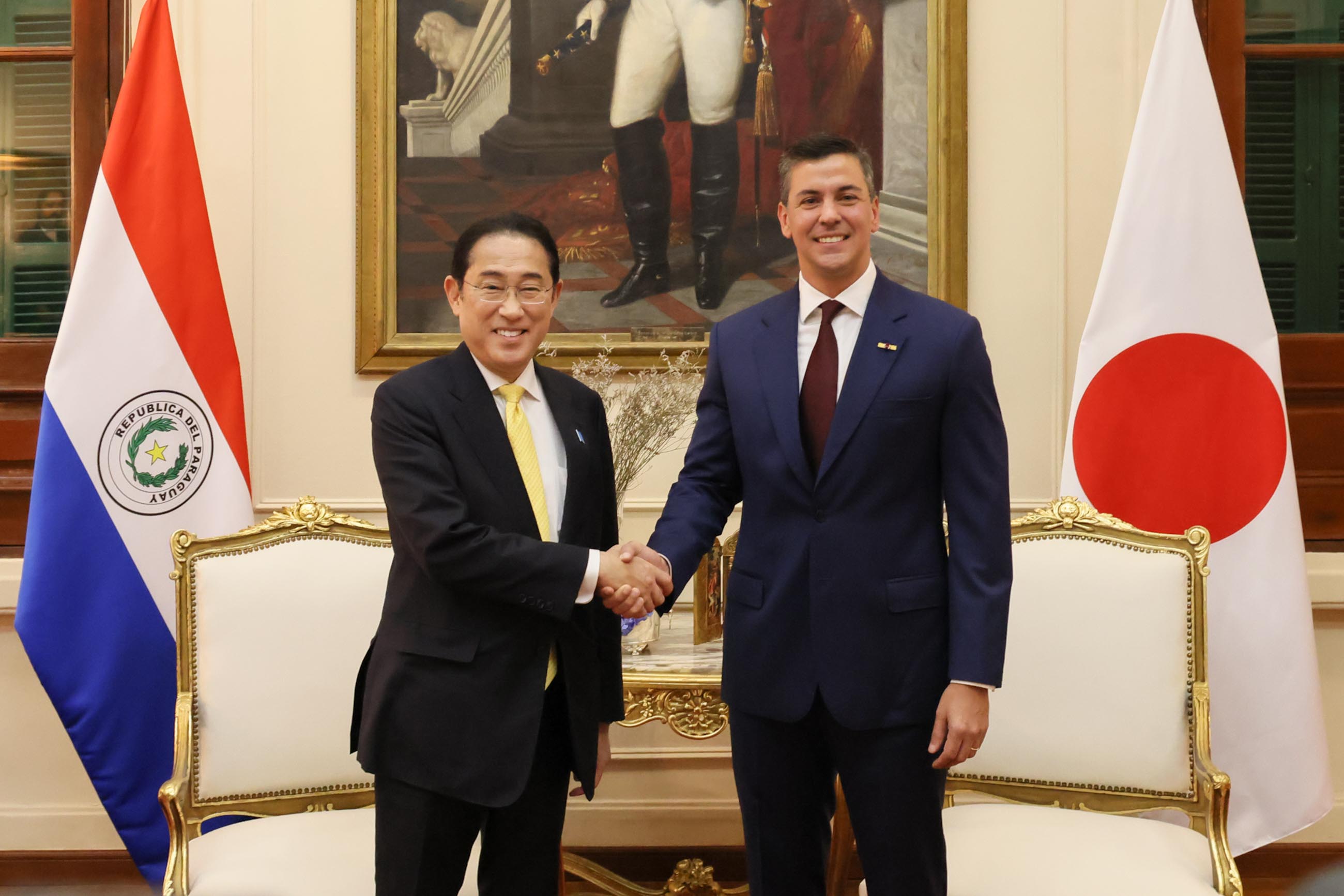 Japan-Paraguay Summit Meeting (small group meeting) (1)