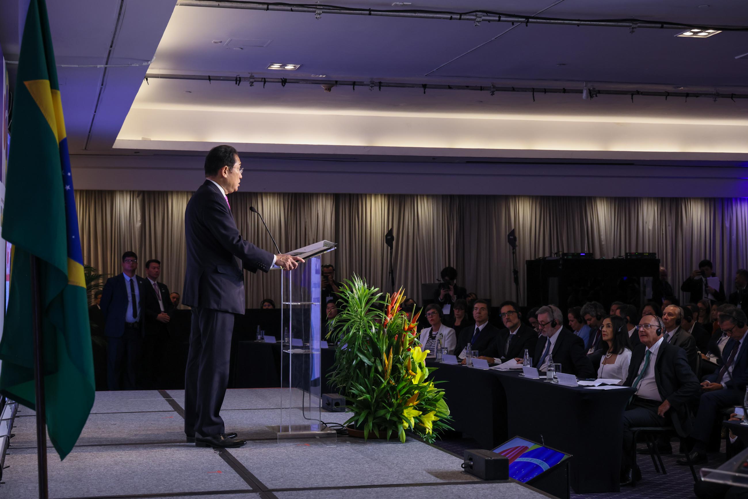 Prime Minister Kishida attending Japan-Brazil Business Forum (7)