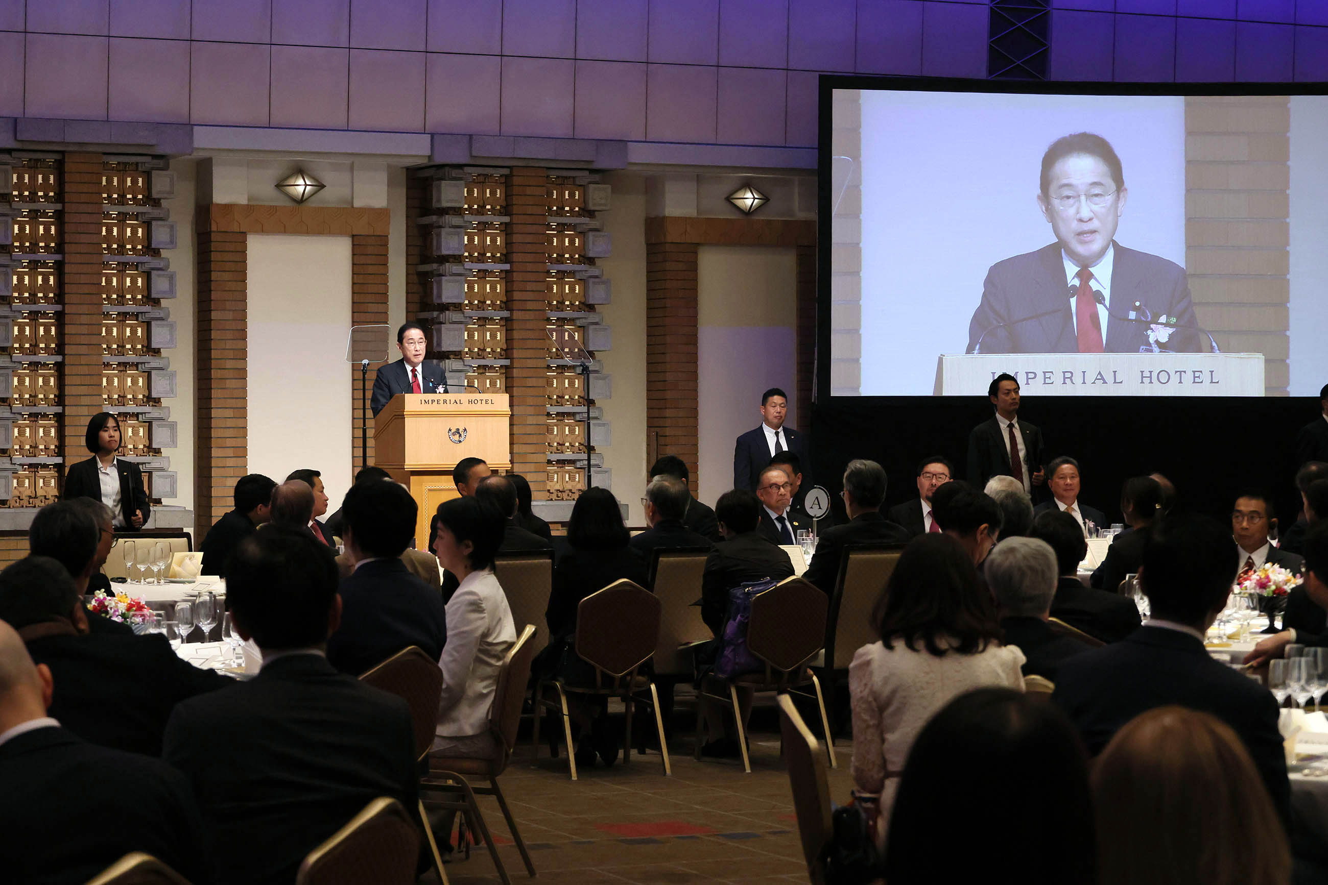 Prime Minister Kishida delivering a speech (4)