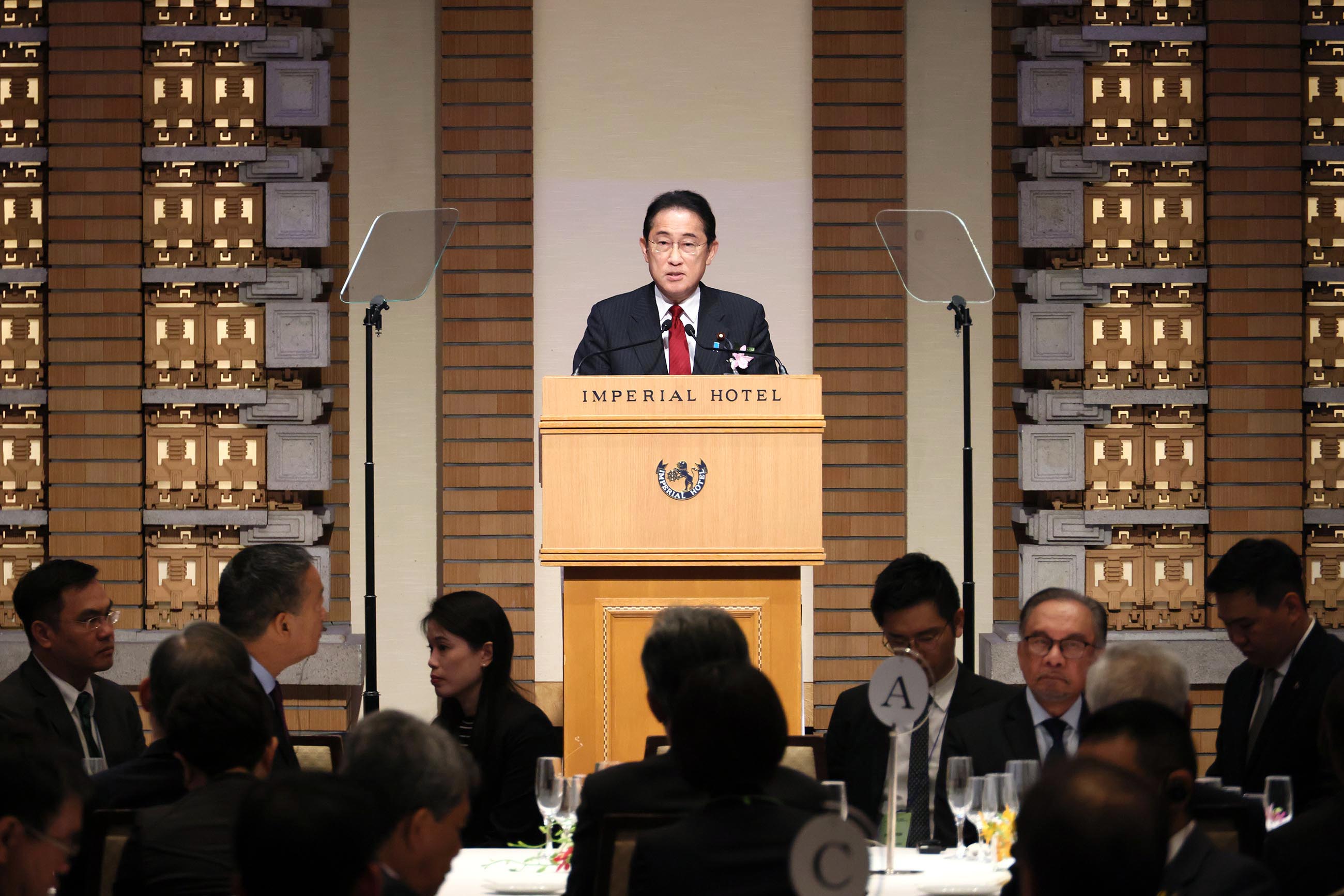 Prime Minister Kishida delivering a speech (5)