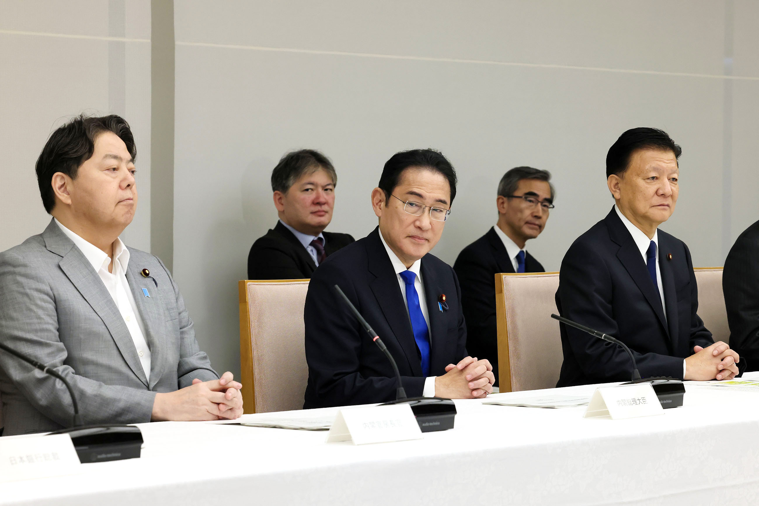 Prime Minister Kishida attending a meeting (2)