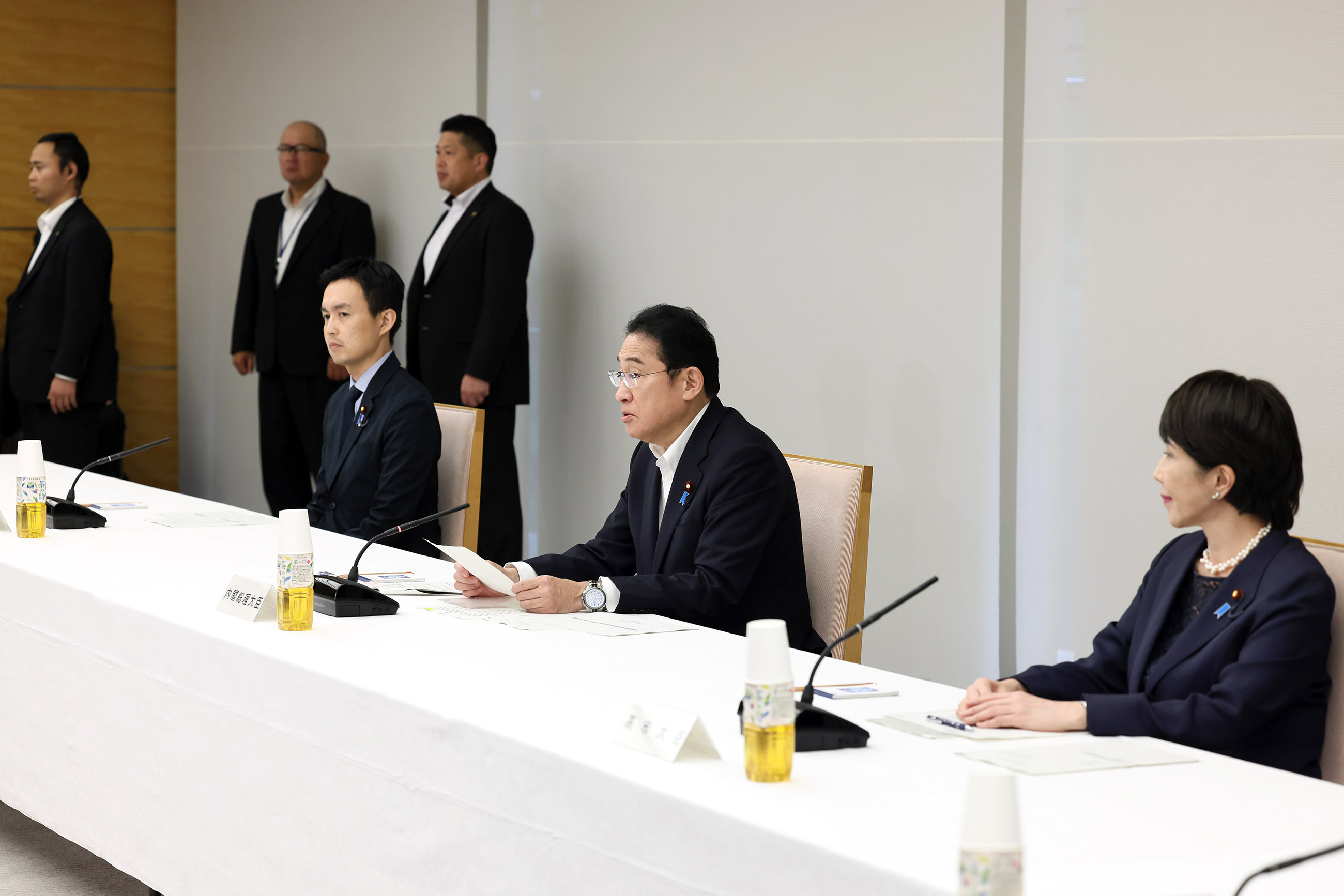 Prime Minister Kishida attending a meeting (2)