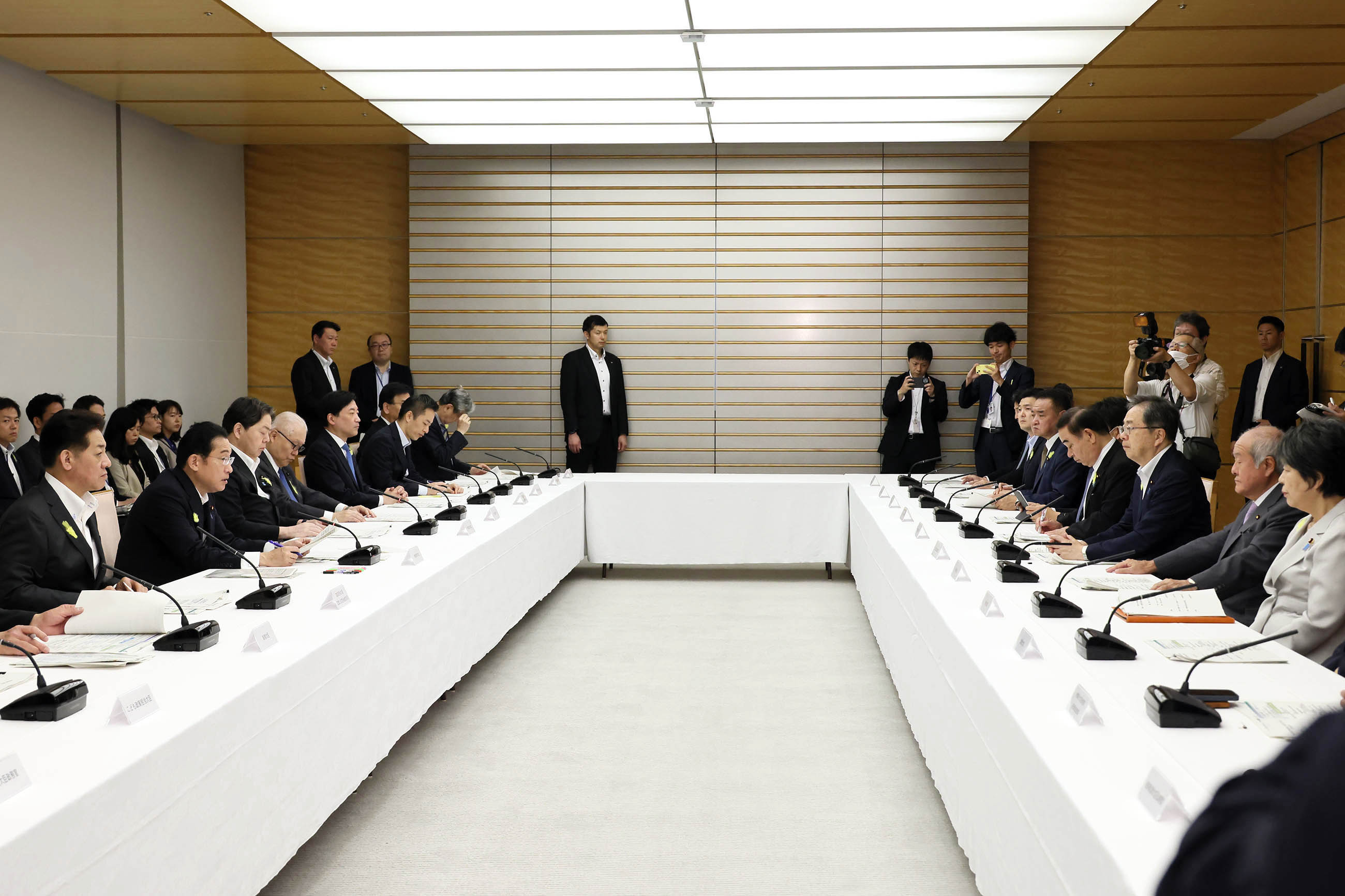 Prime Minister Kishida making a remark (5)