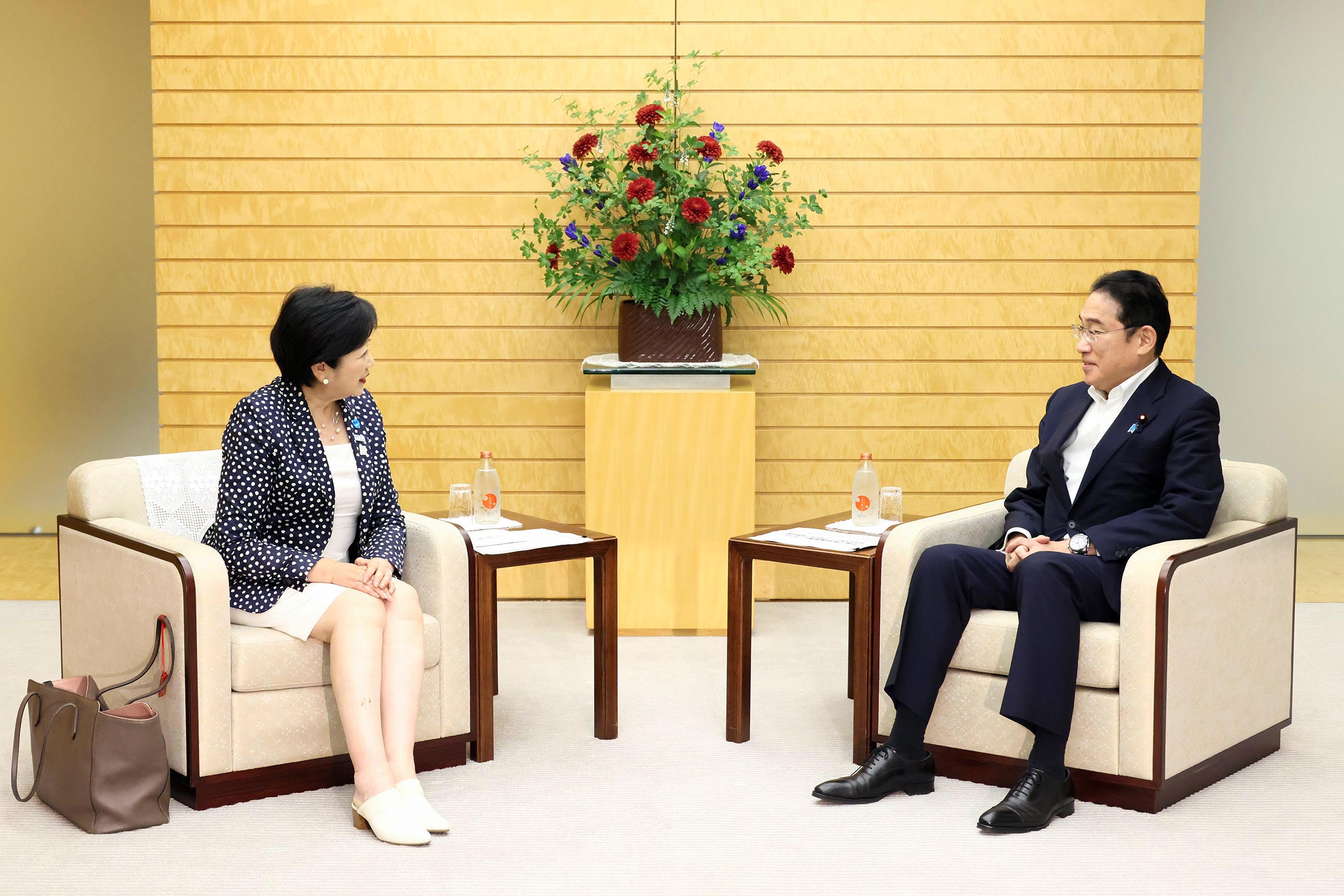 Prime Minister Kishida holding a meeting (2)