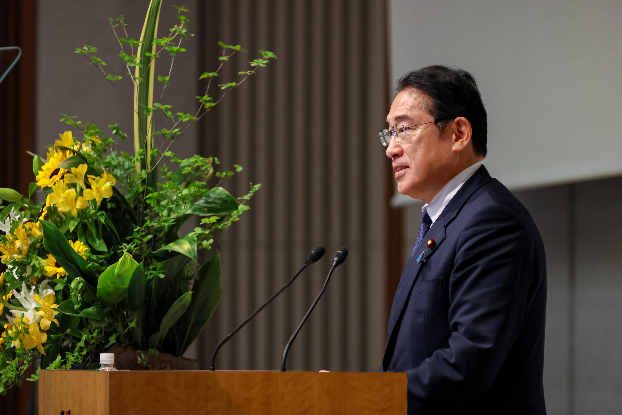Prime Minister Kishida making remarks (3) 