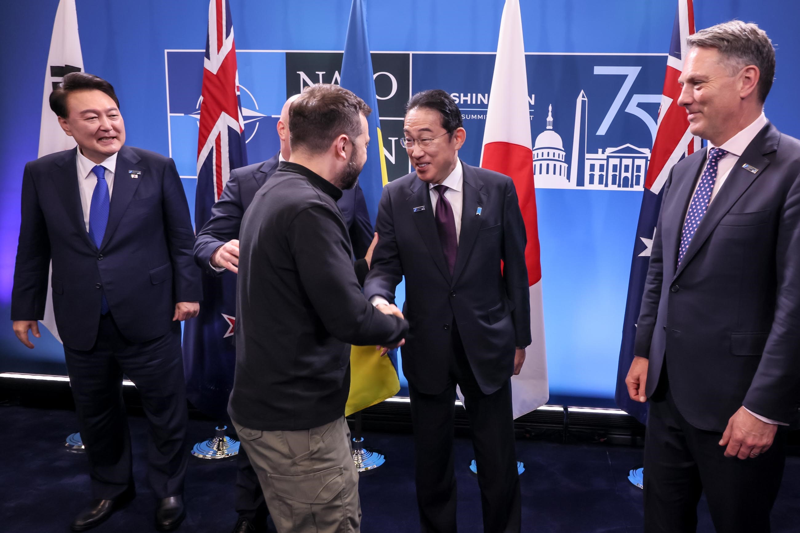 Japan-Australia-New Zealand-ROK + Ukraine Leaders’ Meeting (1)