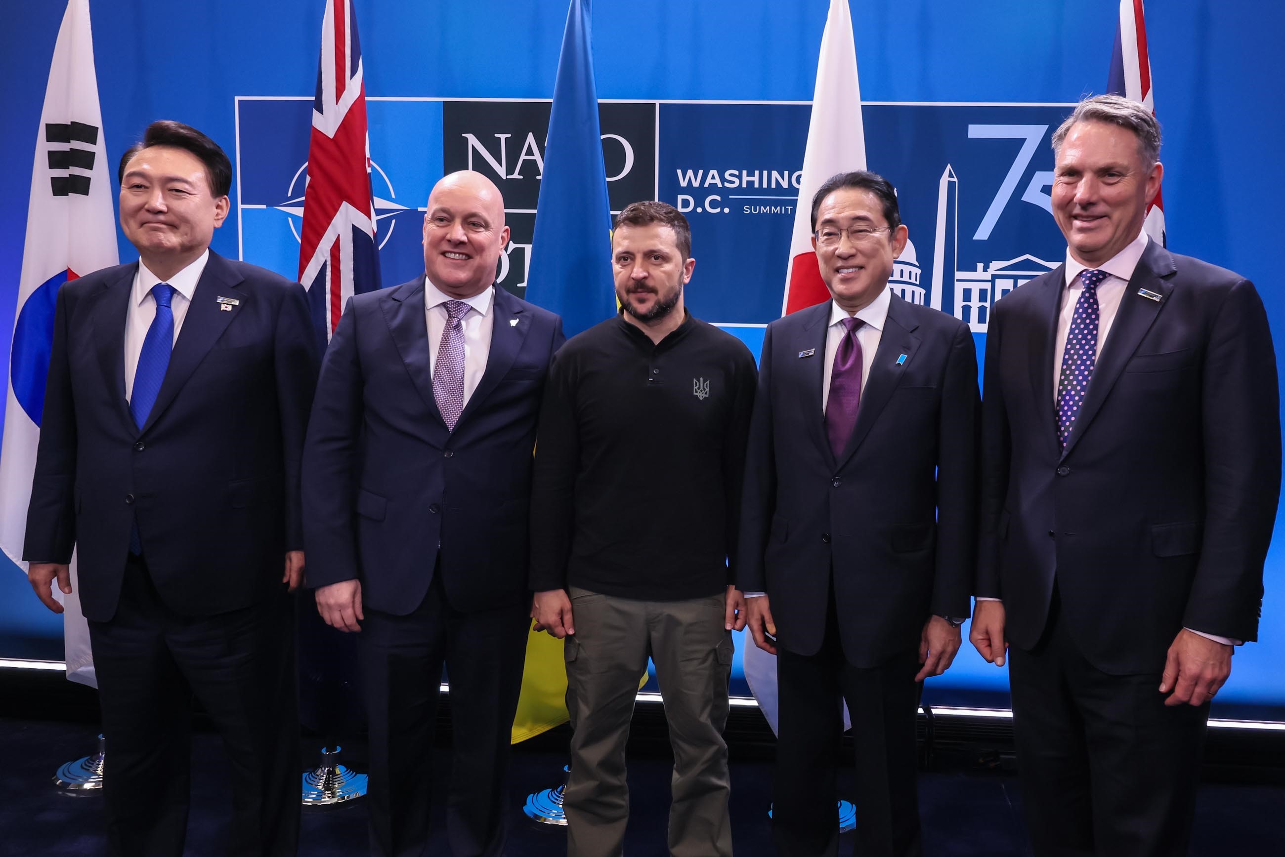 Japan-Australia-New Zealand-ROK + Ukraine Leaders’ Meeting (2)