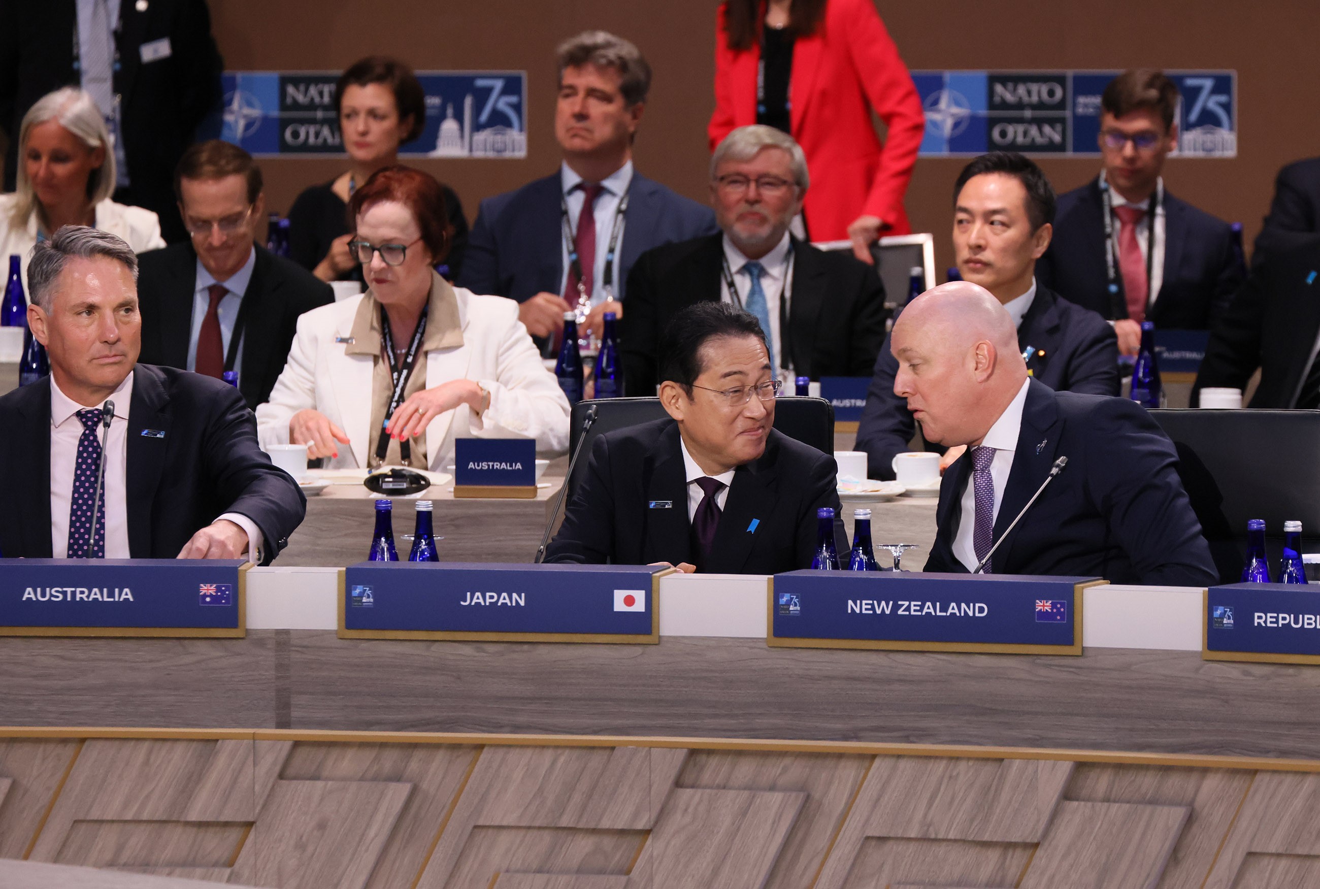 Prime Minister Kishida attending the Partners Session of the NATO Summit (2)